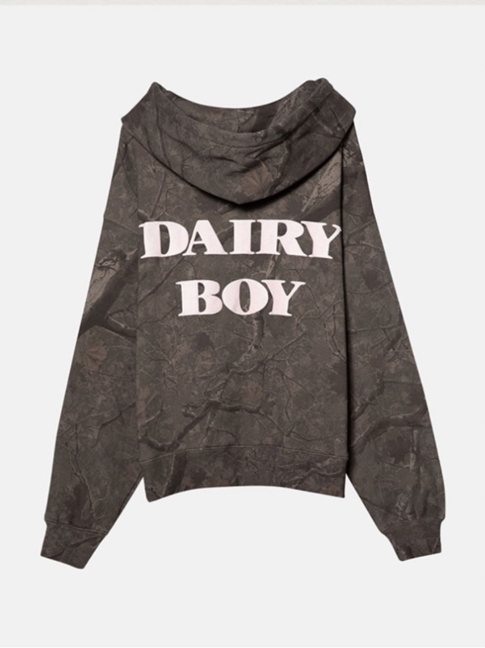 Dairy Boy River Camo Hoodie Pink